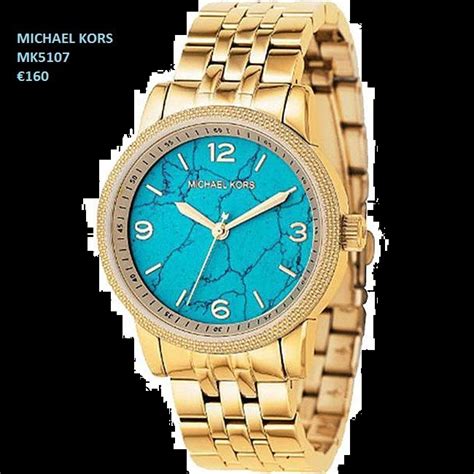 michael kors watch turquoise|Michael Kors turquoise face watch.